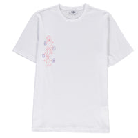 White SOBE Foundation Crew Neck Regular Fit Cotton T-Shirt with 3 Toys and Sobe Text