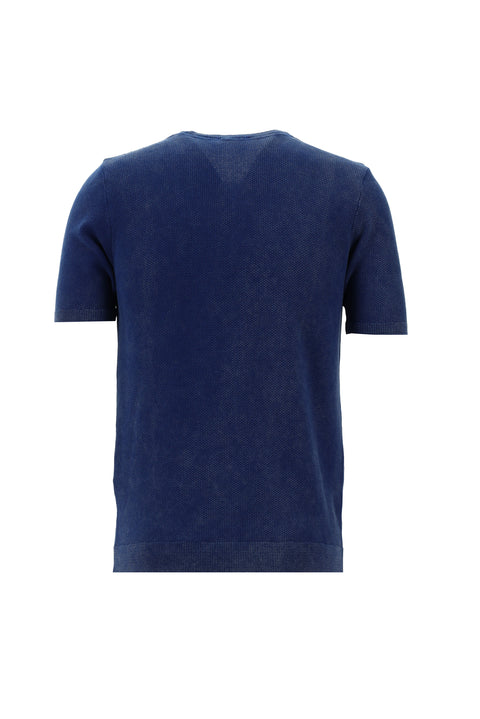 Indigo Crew Neck Slim Fit T-shirt