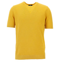 Dark Yellow Crew Neck Slim Fit T-Shirt