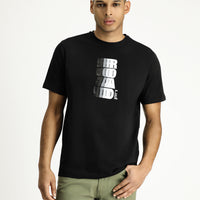 Black Crew Neck Slim Fit T-Shirt