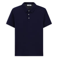 Dark Navy Regular Fit Cotton Polo Shirt