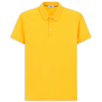 Dark Yellow Regular Fit Cotton Polo Shirt