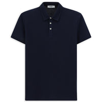 Dark Navy Regular Fit Cotton Polo Shirt