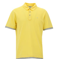 Light Yellow Polo Collar Regular Fit T-shirt