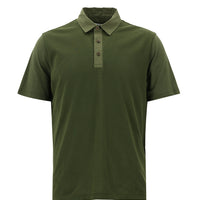 Medium Khaki Regular Fit Cotton Pocket Polo Shirt