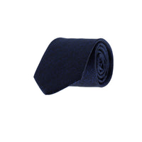 Dark Navy Patterned Tie