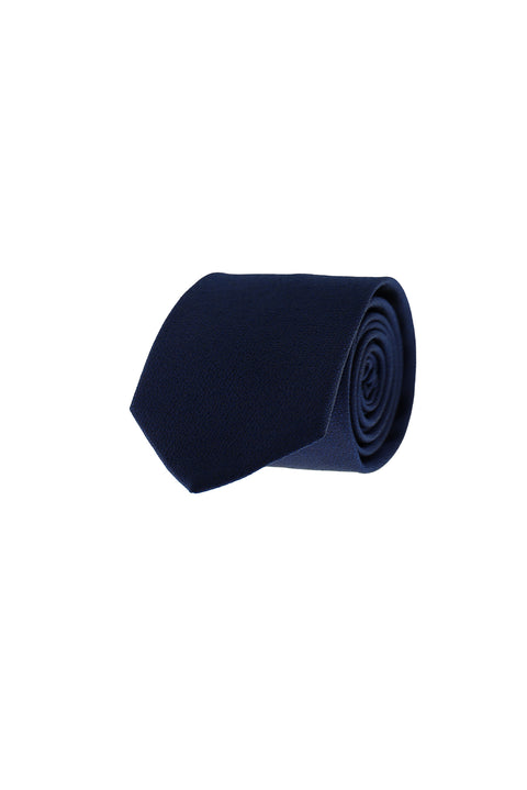 Dark Navy Patterned Tie