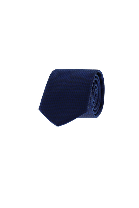 Dark Navy Patterned Tie