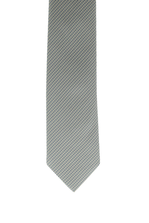 Medium Grey Micro-Patterned Tie