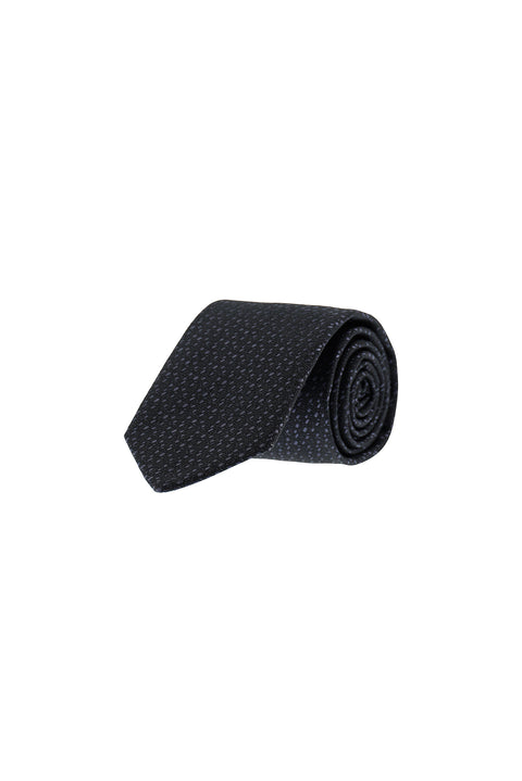 Black Patterned Tie