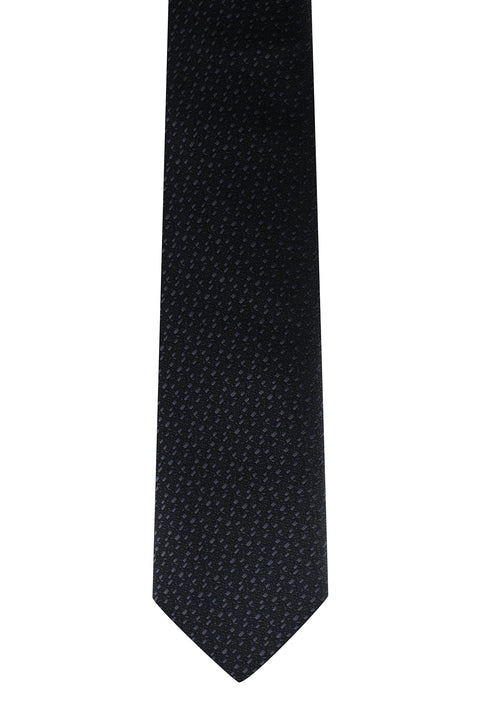 Black Patterned Tie