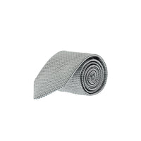 Medium Grey Patterned Tie