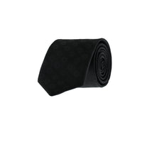 Black Patterned Tie