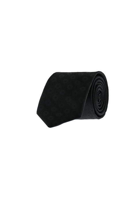 Black Patterned Tie