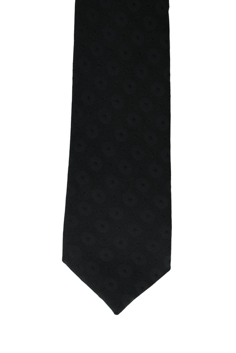 Black Patterned Tie