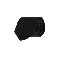 Black Patterned Tie
