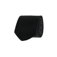 Black Patterned Tie