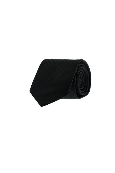 Black Patterned Tie