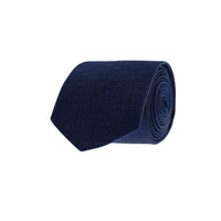 Dark Navy Patterned Tie