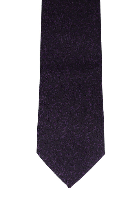 Dark Purple Patterned Tie