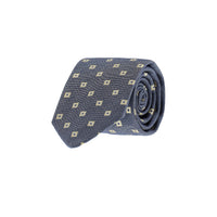 Dark Navy Patterned Tie