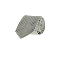 Medium Grey Patterned Tie