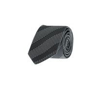 Dark Gray Patterned Tie