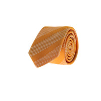Medium Orange Patterned Tie