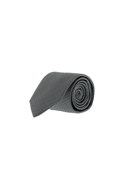 Black Patterned Tie