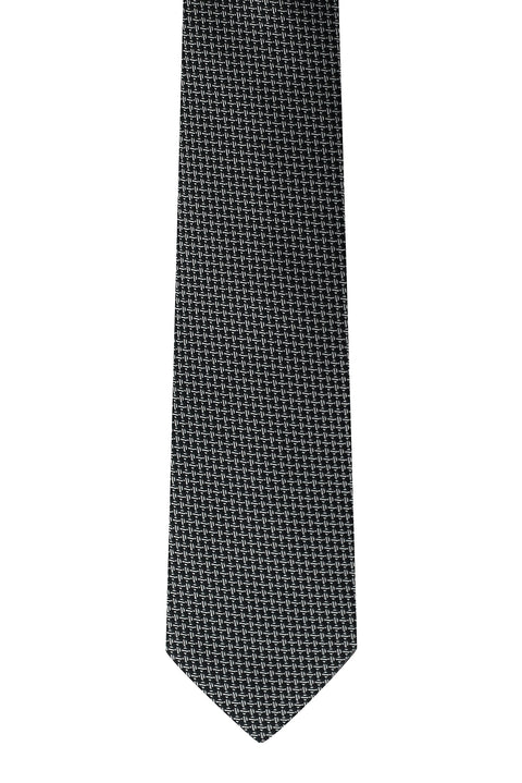 Black Patterned Tie