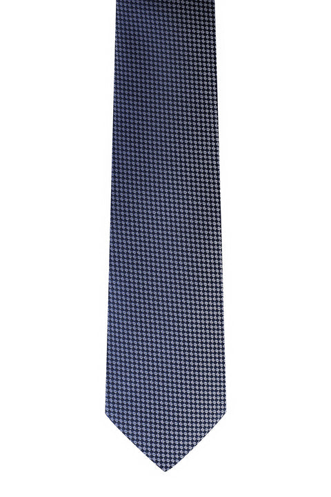 Dark Navy Patterned Tie