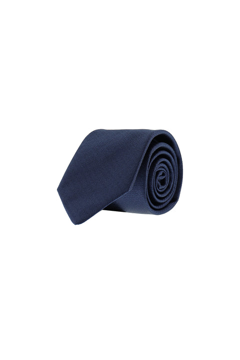 Dark Navy Patterned Tie