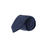 Dark Navy Patterned Tie