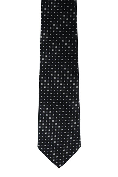 Black Patterned Tie