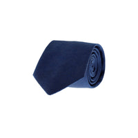 Dark Navy Floral Pattern Tie