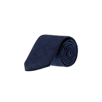 Dark Navy Patterned Tie