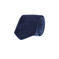 Dark Navy Shawl Pattern Tie