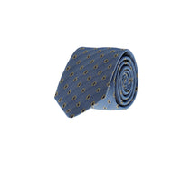 Dark Blue Paisley Patterned Tie