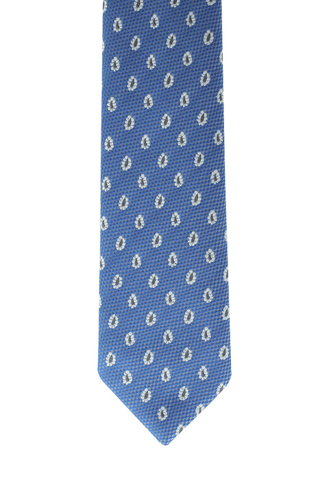 Blue Patterned Tie