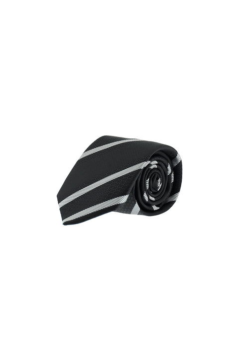 Black Patterned Tie