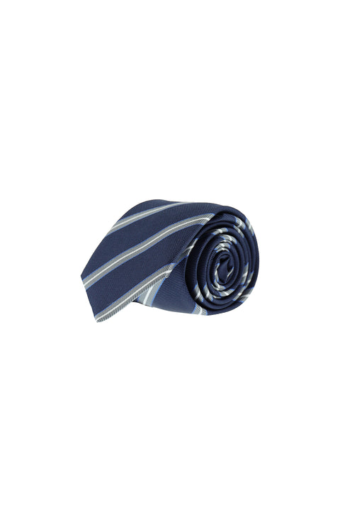Dark Navy Patterned Tie