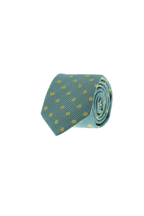 Light Blue Polka Dot Tie