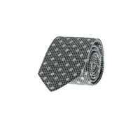 Dark Gray Polka Dot Tie