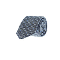 Dark Navy Patterned Tie