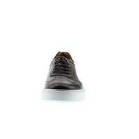 Medium Brown Leather Sneaker Shoes