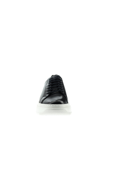 Siyah Sneaker Deri Ayakkabı