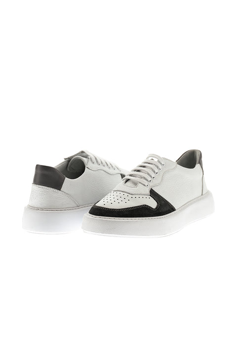 White Leather Sneaker Shoes