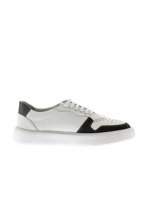 White Leather Sneaker Shoes