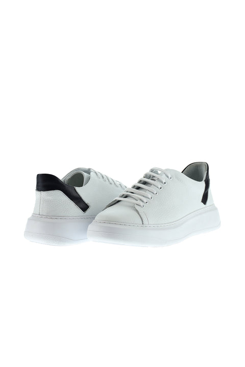 Beyaz Sneaker Deri Ayakkabı