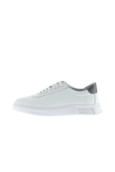 White Leather Sneaker Shoes